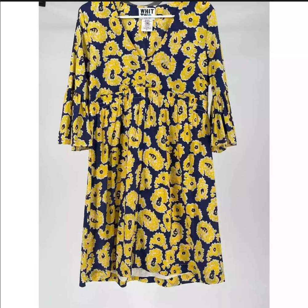 WHiT TWO NY flower dress NWOT MP